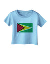 TooLoud Guyana Flag Infant T-Shirt-Infant T-Shirt-TooLoud-Aquatic-Blue-06-Months-Davson Sales