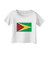 TooLoud Guyana Flag Infant T-Shirt-Infant T-Shirt-TooLoud-White-06-Months-Davson Sales