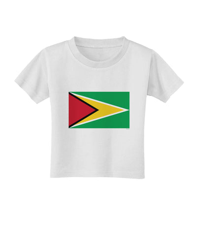 TooLoud Guyana Flag Toddler T-Shirt-Toddler T-shirt-TooLoud-White-2T-Davson Sales