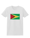 TooLoud Guyana Flag Womens T-Shirt-Womens T-Shirt-TooLoud-White-X-Small-Davson Sales