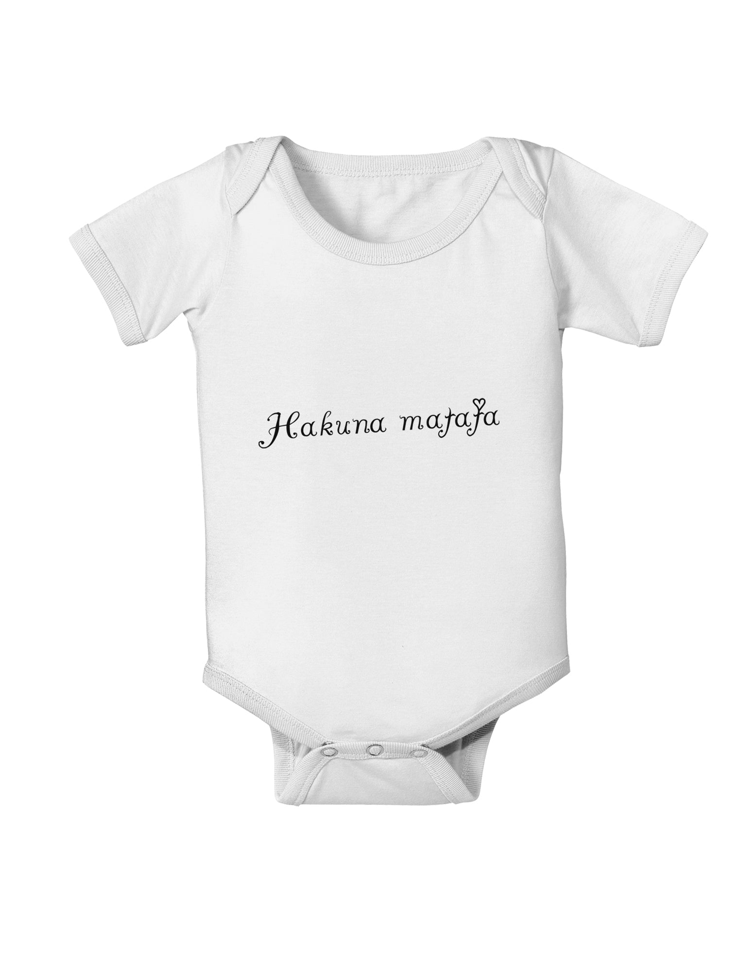 TooLoud Hakuna Matata Baby Romper Bodysuit-Baby Romper-TooLoud-White-06-Months-Davson Sales