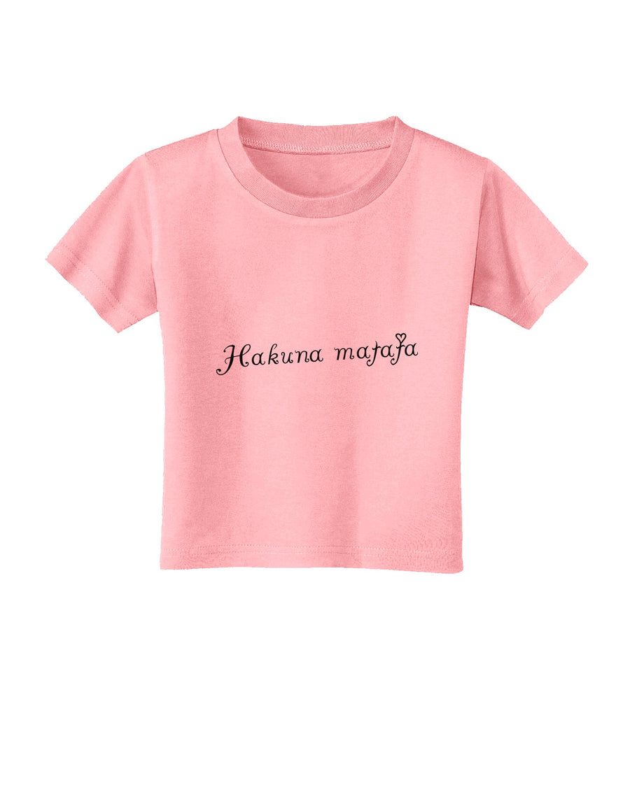TooLoud Hakuna Matata Toddler T-Shirt-Toddler T-shirt-TooLoud-White-2T-Davson Sales