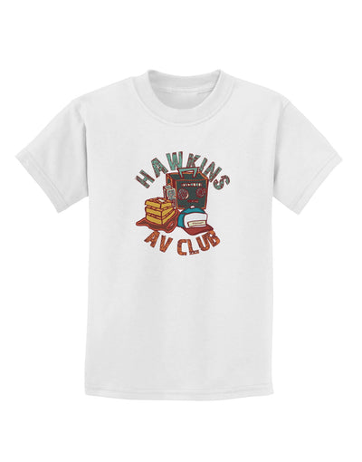 TooLoud Hawkins AV Club Childrens T-Shirt-Childrens T-Shirt-TooLoud-White-X-Small-Davson Sales