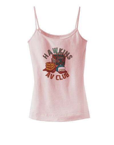 TooLoud Hawkins AV Club Dark Womens V-Neck Dark T-Shirt-Womens V-Neck T-Shirts-TooLoud-SoftPink-Small-Davson Sales