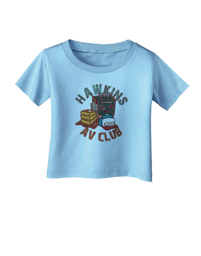 TooLoud Hawkins AV Club Infant T-Shirt-Infant T-Shirt-TooLoud-Aquatic-Blue-06-Months-Davson Sales