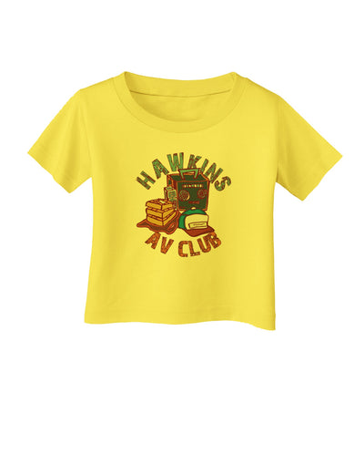 TooLoud Hawkins AV Club Infant T-Shirt-Infant T-Shirt-TooLoud-Yellow-06-Months-Davson Sales