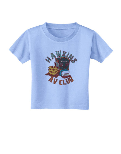 TooLoud Hawkins AV Club Toddler T-Shirt-Toddler T-shirt-TooLoud-Aquatic-Blue-2T-Davson Sales
