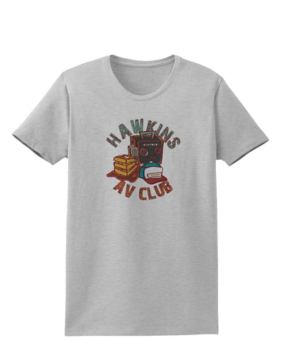 TooLoud Hawkins AV Club Womens T-Shirt-Womens T-Shirt-TooLoud-AshGray-X-Small-Davson Sales