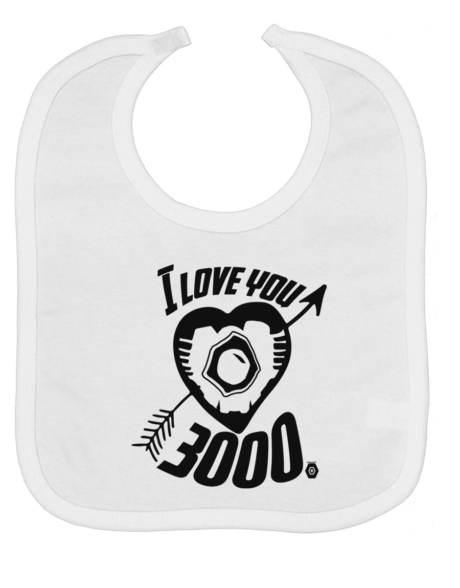 TooLoud I Love You 3000 Baby Bib