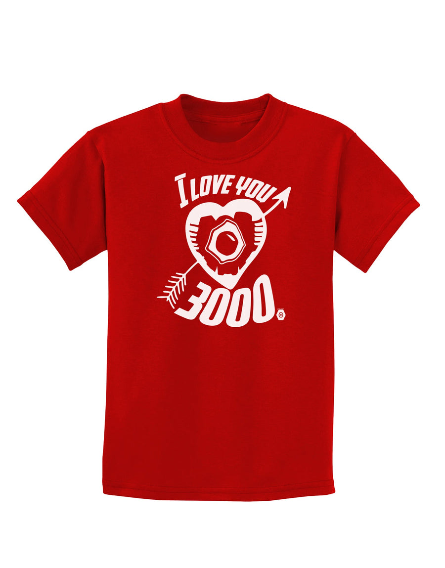 TooLoud I Love You 3000 Childrens Dark T-Shirt-Childrens T-Shirt-TooLoud-Black-X-Small-Davson Sales