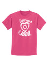 TooLoud I Love You 3000 Childrens Dark T-Shirt-Childrens T-Shirt-TooLoud-Sangria-X-Small-Davson Sales