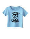 TooLoud I Love You 3000 Infant T-Shirt-Infant T-Shirt-TooLoud-Aquatic-Blue-06-Months-Davson Sales