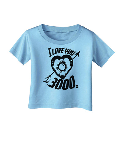 TooLoud I Love You 3000 Infant T-Shirt-Infant T-Shirt-TooLoud-Aquatic-Blue-06-Months-Davson Sales