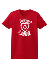 TooLoud I Love You 3000 Womens Dark T-Shirt-Womens T-Shirt-TooLoud-Red-X-Small-Davson Sales