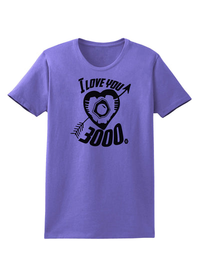 TooLoud I Love You 3000 Womens T-Shirt-Womens T-Shirt-TooLoud-Violet-X-Small-Davson Sales