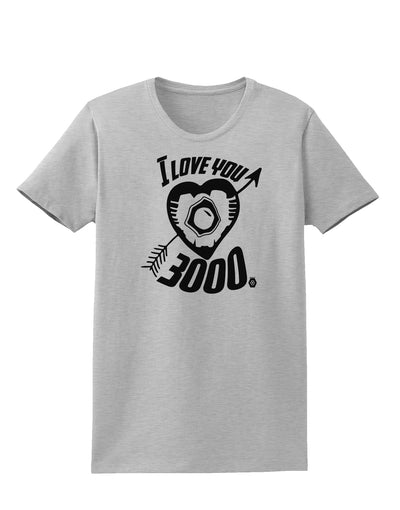 TooLoud I Love You 3000 Womens T-Shirt-Womens T-Shirt-TooLoud-AshGray-X-Small-Davson Sales