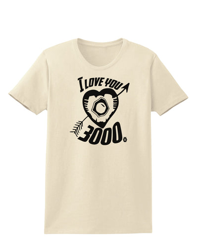 TooLoud I Love You 3000 Womens T-Shirt-Womens T-Shirt-TooLoud-Natural-X-Small-Davson Sales