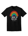 TooLoud I Woke Up This Gay Dark Adult Dark T-Shirt-Mens-Tshirts-TooLoud-Black-Small-Davson Sales