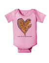 TooLoud I gave you a Pizza my Heart Baby Romper Bodysuit-Baby Romper-TooLoud-Pink-06-Months-Davson Sales