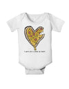 TooLoud I gave you a Pizza my Heart Baby Romper Bodysuit-Baby Romper-TooLoud-White-06-Months-Davson Sales