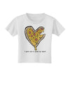 TooLoud I gave you a Pizza my Heart Toddler T-Shirt-Toddler T-shirt-TooLoud-White-2T-Davson Sales
