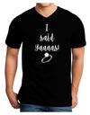 TooLoud I said Yaaas! Dark Adult Dark V-Neck T-Shirt-Mens V-Neck T-Shirt-TooLoud-Black-Small-Davson Sales