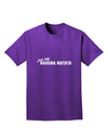 TooLoud Just Say Hakuna Matata Dark Adult Dark T-Shirt-Mens-Tshirts-TooLoud-Purple-Small-Davson Sales