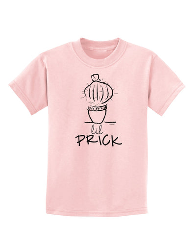 TooLoud Lil Prick Childrens T-Shirt-Childrens T-Shirt-TooLoud-PalePink-X-Small-Davson Sales