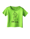 TooLoud Lil Prick Infant T-Shirt-Infant T-Shirt-TooLoud-Lime-Green-06-Months-Davson Sales