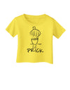 TooLoud Lil Prick Infant T-Shirt-Infant T-Shirt-TooLoud-Yellow-06-Months-Davson Sales