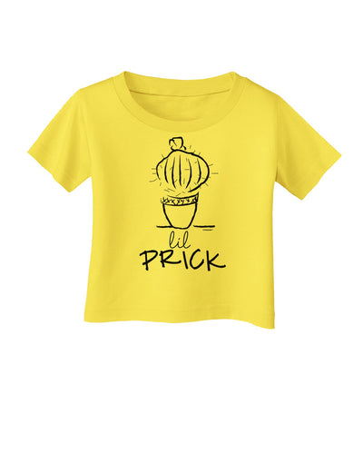 TooLoud Lil Prick Infant T-Shirt-Infant T-Shirt-TooLoud-Yellow-06-Months-Davson Sales