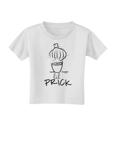 TooLoud Lil Prick Toddler T-Shirt-Toddler T-shirt-TooLoud-White-2T-Davson Sales