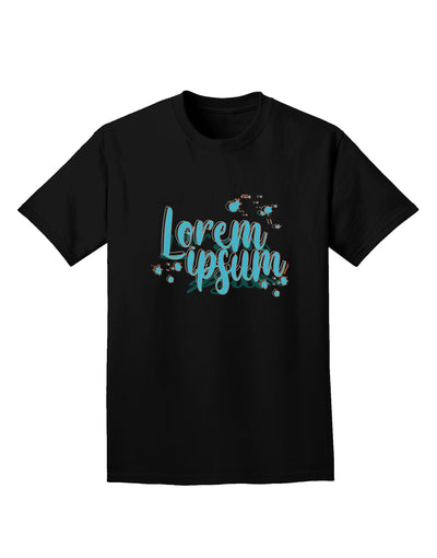 TooLoud Lorem Ipsum Dark Adult Dark T-Shirt-Mens-Tshirts-TooLoud-Black-Small-Davson Sales