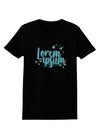 TooLoud Lorem Ipsum Dark Womens Dark T-Shirt-Womens T-Shirt-TooLoud-Black-X-Small-Davson Sales