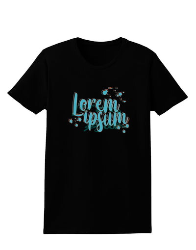 TooLoud Lorem Ipsum Dark Womens Dark T-Shirt-Womens T-Shirt-TooLoud-Black-X-Small-Davson Sales