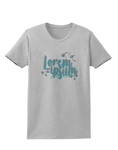 TooLoud Lorem Ipsum Womens T-Shirt-Womens T-Shirt-TooLoud-AshGray-X-Small-Davson Sales