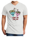 TooLoud Lovin you Pho Eva Adult V-Neck T-shirt-Mens V-Neck T-Shirt-TooLoud-White-Small-Davson Sales