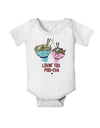 TooLoud Lovin you Pho Eva Baby Romper Bodysuit-Baby Romper-TooLoud-White-06-Months-Davson Sales