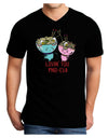TooLoud Lovin you Pho Eva Dark Adult Dark V-Neck T-Shirt-Mens V-Neck T-Shirt-TooLoud-Black-Small-Davson Sales