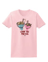 TooLoud Lovin you Pho Eva Womens T-Shirt-Womens T-Shirt-TooLoud-PalePink-X-Small-Davson Sales