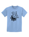 TooLoud Mandala Baby Elephant Childrens T-Shirt-Childrens T-Shirt-TooLoud-Light-Blue-X-Small-Davson Sales