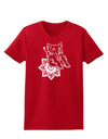 TooLoud Mandala Baby Elephant Womens Dark T-Shirt-Womens T-Shirt-TooLoud-Red-X-Small-Davson Sales