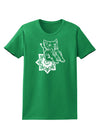 TooLoud Mandala Baby Elephant Womens Dark T-Shirt-Womens T-Shirt-TooLoud-Kelly-Green-X-Small-Davson Sales