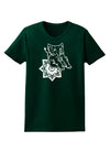 TooLoud Mandala Baby Elephant Womens Dark T-Shirt-Womens T-Shirt-TooLoud-Forest-Green-Small-Davson Sales