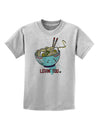 TooLoud Matching Lovin You Blue Pho Bowl Childrens T-Shirt-Childrens T-Shirt-TooLoud-AshGray-X-Small-Davson Sales