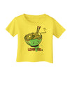 TooLoud Matching Lovin You Blue Pho Bowl Infant T-Shirt-Infant T-Shirt-TooLoud-Yellow-06-Months-Davson Sales