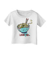 TooLoud Matching Lovin You Blue Pho Bowl Infant T-Shirt-Infant T-Shirt-TooLoud-White-06-Months-Davson Sales
