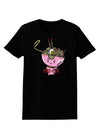 TooLoud Matching Pho Eva Pink Pho Bowl Womens Dark T-Shirt-Womens T-Shirt-TooLoud-Black-X-Small-Davson Sales