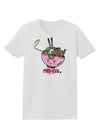 TooLoud Matching Pho Eva Pink Pho Bowl Womens T-Shirt-Womens T-Shirt-TooLoud-White-X-Small-Davson Sales