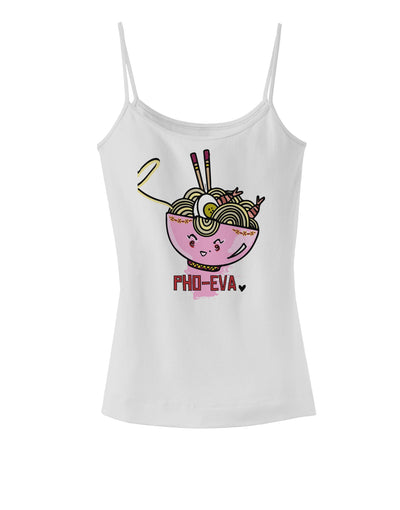 TooLoud Matching Pho Eva Pink Pho Bowl Womens V-Neck Dark T-Shirt-Womens V-Neck T-Shirts-TooLoud-White-Small-Davson Sales